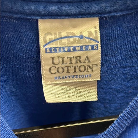 Blue Kids Long Sleeve Shirt not vintage but older model. - Picture 2 of 3